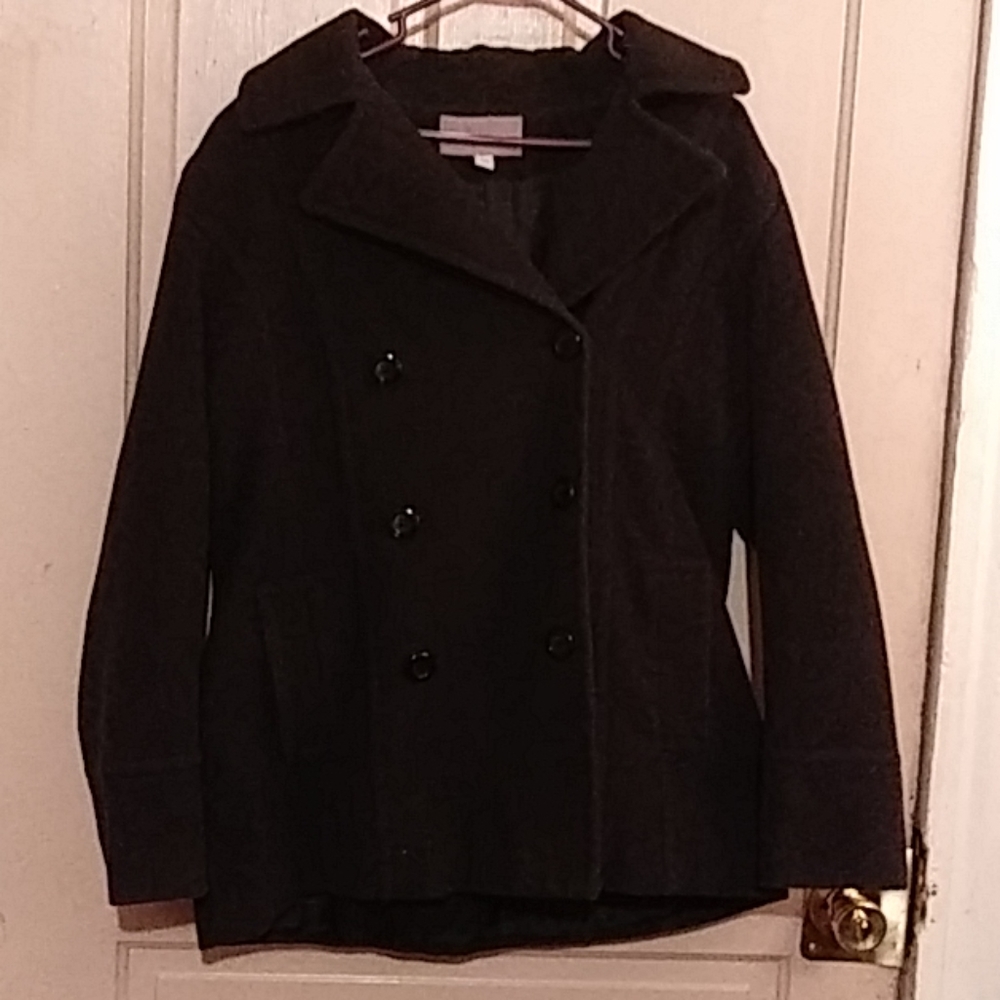 Croft and Borrow wool pea coat